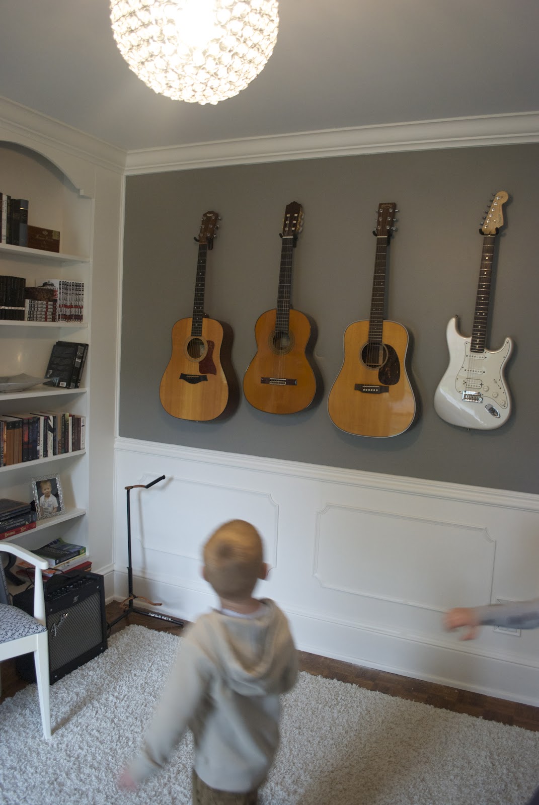 Diy Wall Mount Guitar Holder The Guitars Are Hanging Up He Was Seriously Astonished Confidence Booster For Me Who Cares If It Comes From A 4 Year Old