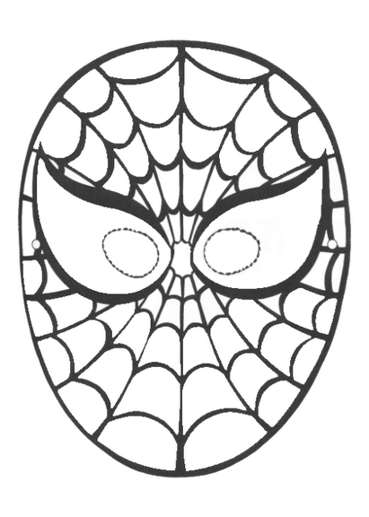 Desenho do Homem Aranha para pintar - Artesanato Passo a Passo!  Rosto do homem  aranha, Festa de aniversário do homem-aranha, Bolos do homem aranha