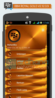 BBM Royal Gold V2.12.0.9 Apk