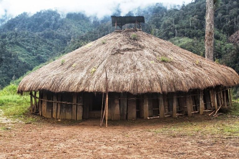 Rumah Adat Papua Barat dan Timur Honai