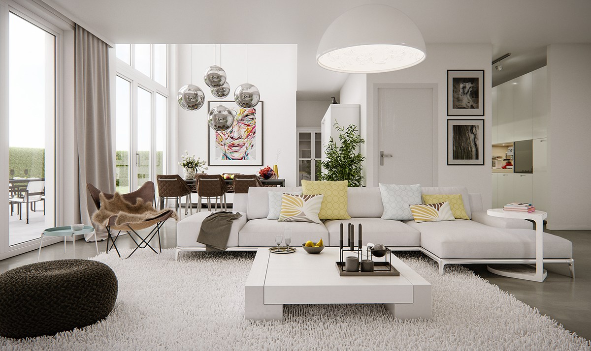 modern living room colors 2024