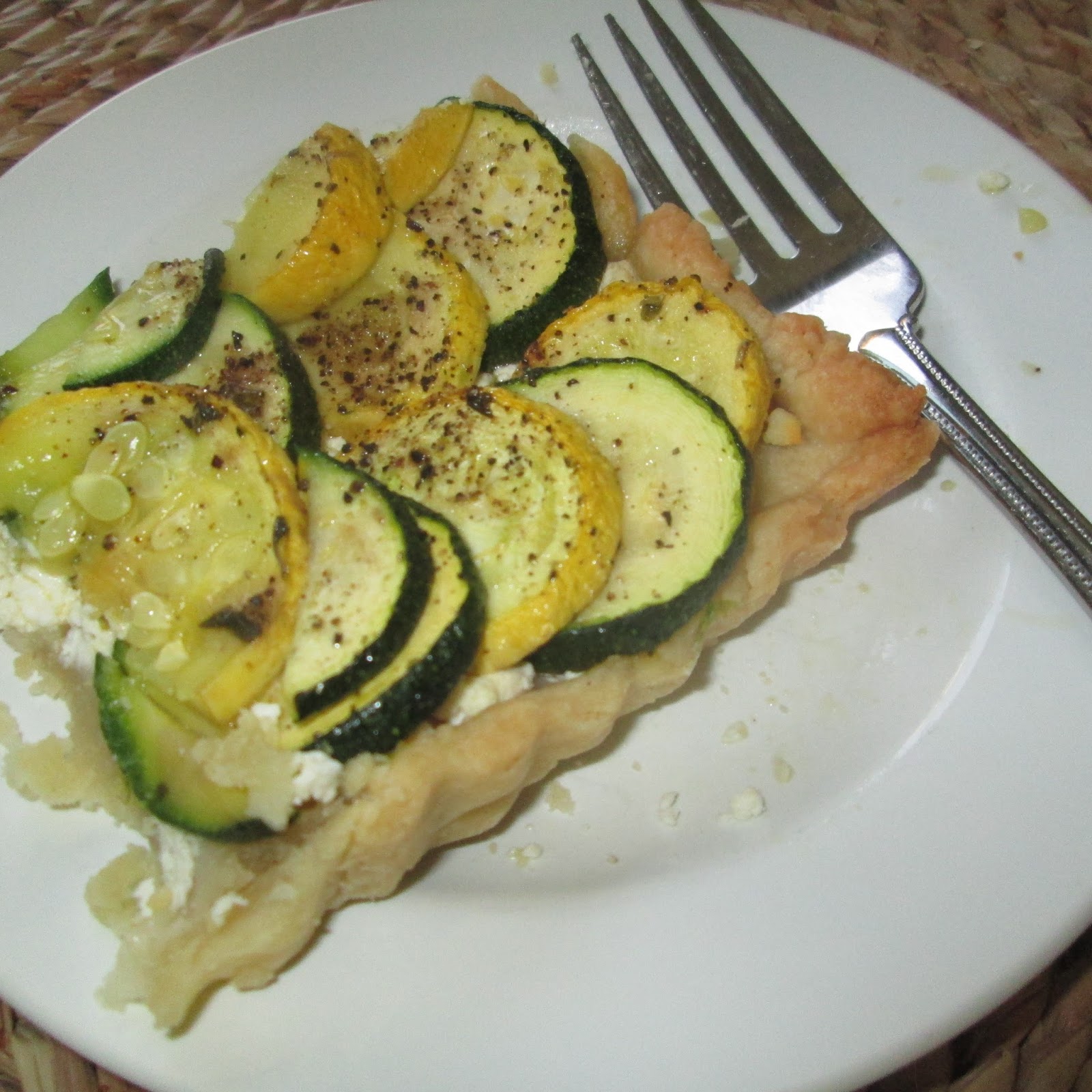roommom27 Zucchini and Goat Cheese Tart