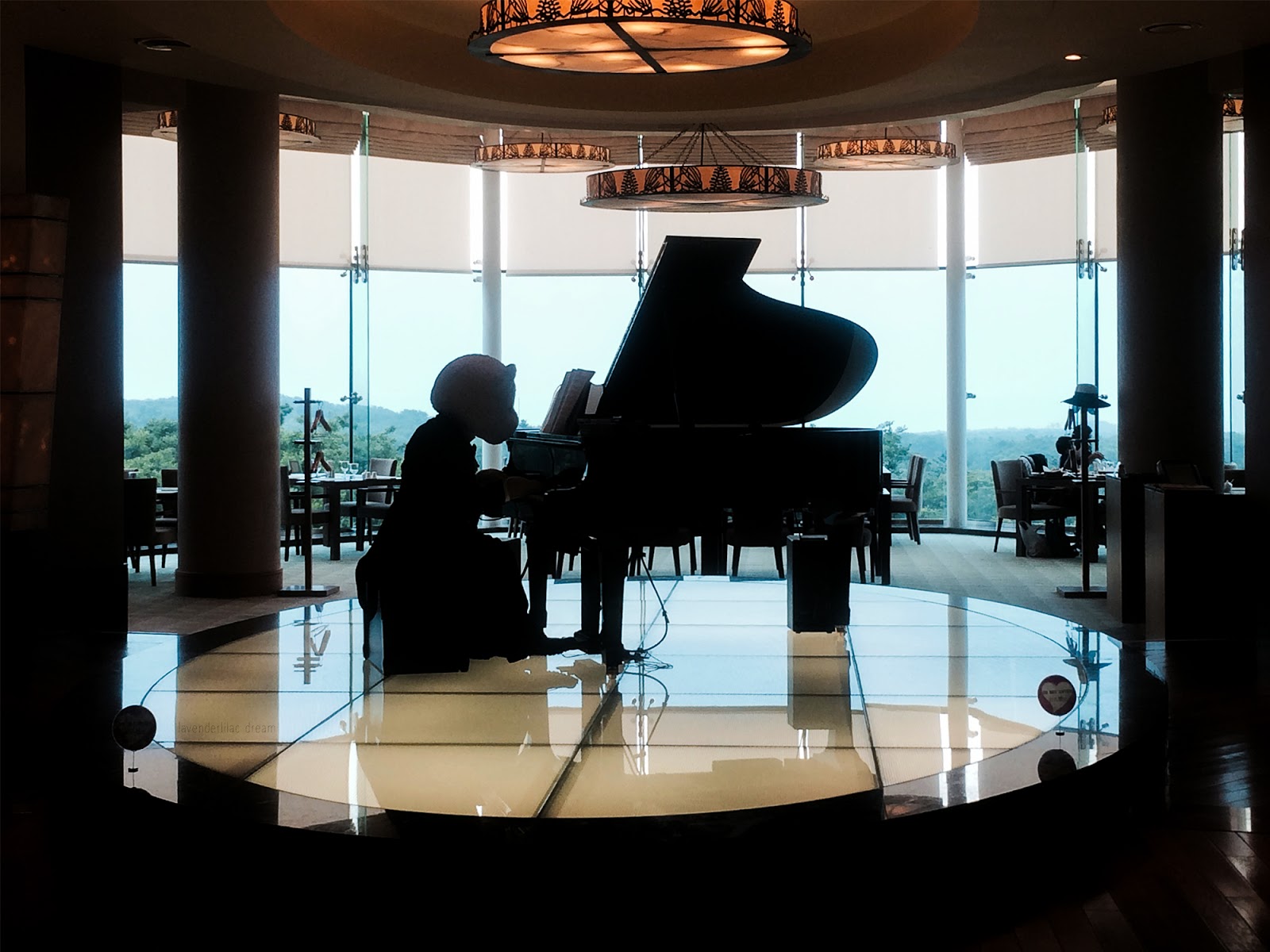 South Korea, Jeju Island, Yonsei University, YISS 2014, Teddy Valley Golf & Resort, Piano playing robotic teddy bear