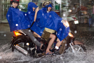 Monsoon rains, Ho Chi Minh City, Vietnam