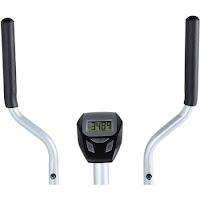 Simple-to-use LCD monitor on Weslo Momentum G 3.4 Compact Elliptical Trainer, displays time, speed, distance, calories