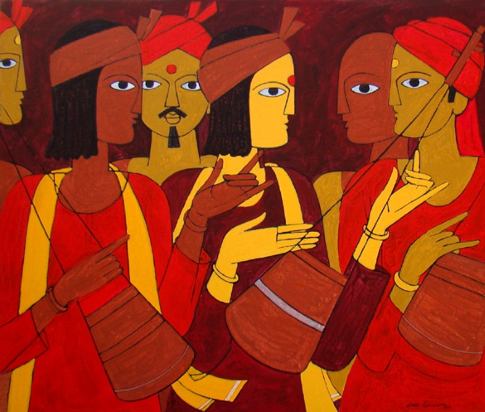 Jiaur Rahman Яркие и сочные акриловые краски