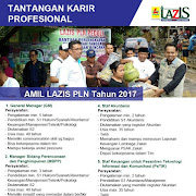 Lowongan Kerja Amil LAZIS PLN 2017