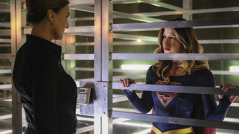 Lillian Luthor Brenda Strong Kara Danvers Melissa Benoist Supergirl 2x07 S02E07 The Darkest Place