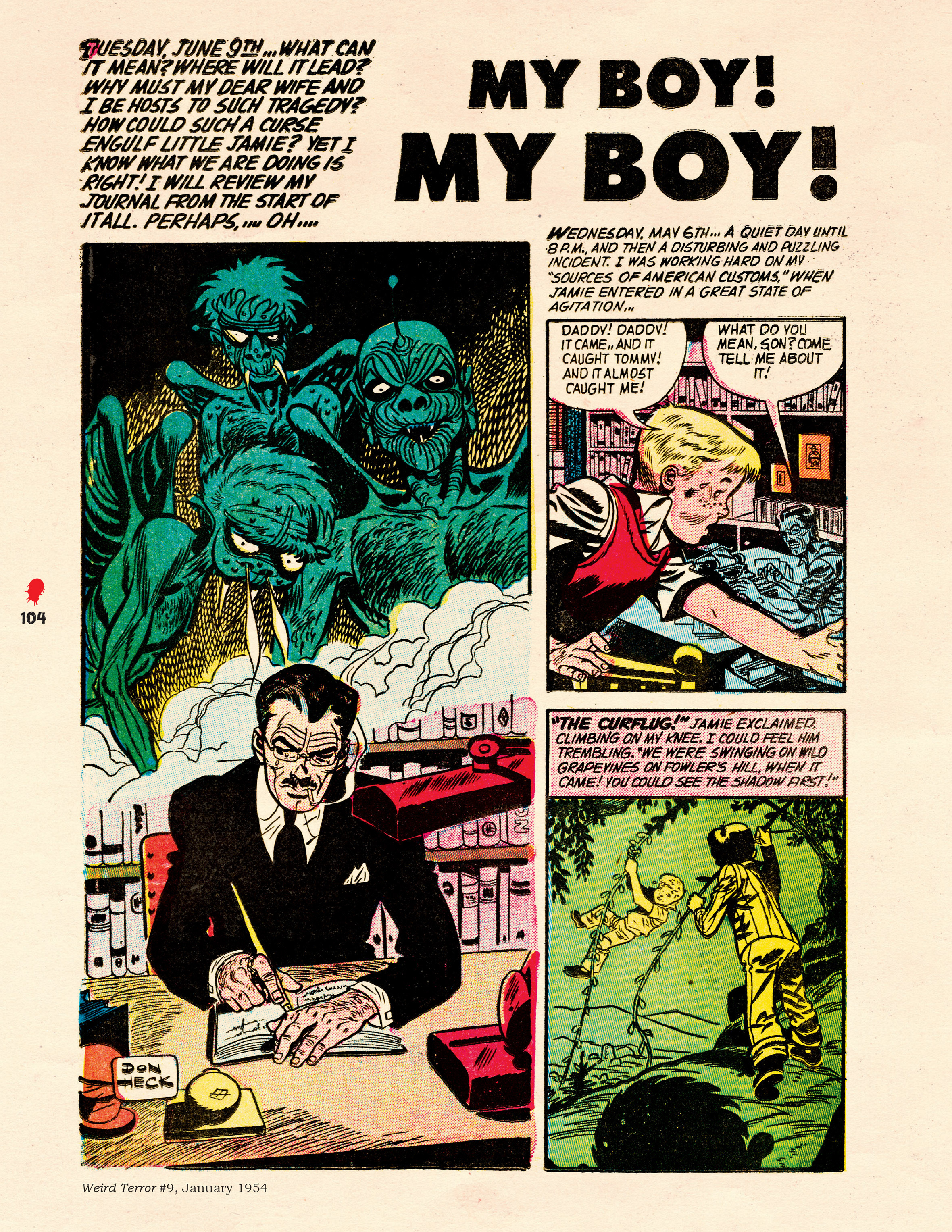 Read online Chilling Archives of Horror Comics comic -  Issue # TPB 13 - 104