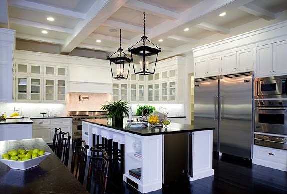 interior design: Latest kitchen cabinets ceiling 2011