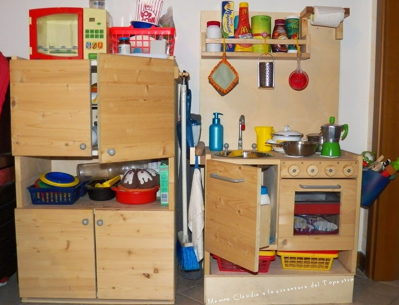 Cucina e credenza del Topastro