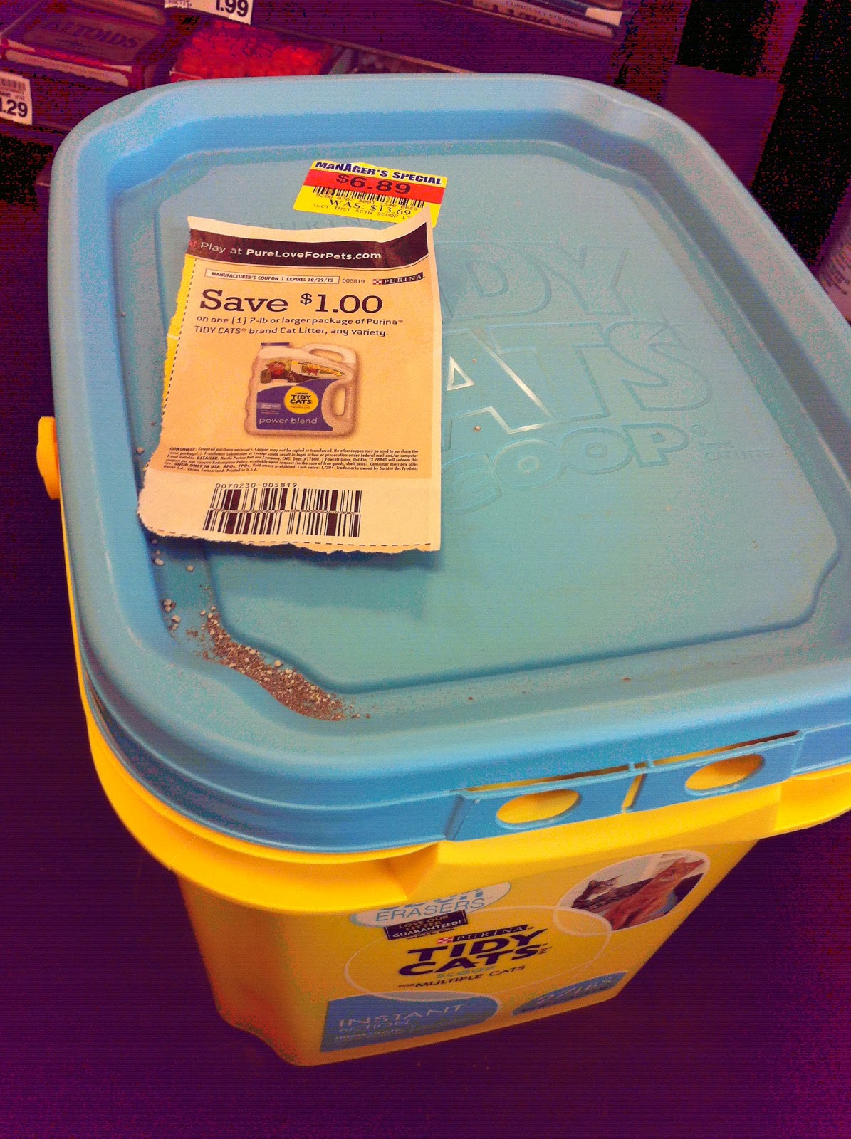 Workin' The Deals Kroger Found a GREAT DEAL on Tidy Cats Cat Litter