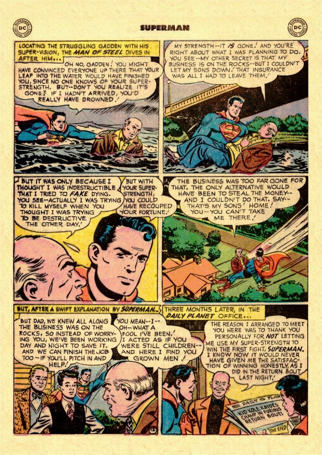 Read online Superman (1939) comic -  Issue #74 - 30