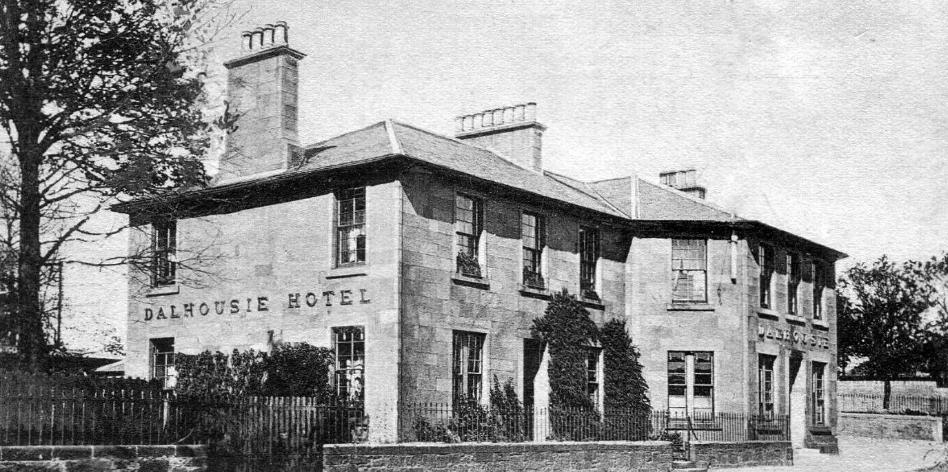 Tour Scotland Old Photograph Dalhousie Hotel Carnoustie Scotland