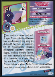 My Little Pony Princess Celestia & Princess Luna Series 4 Trading Card