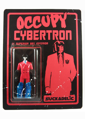 Occupy Cybertron “One Percent” Transformers Bootleg Resin Figure by The Sucklord