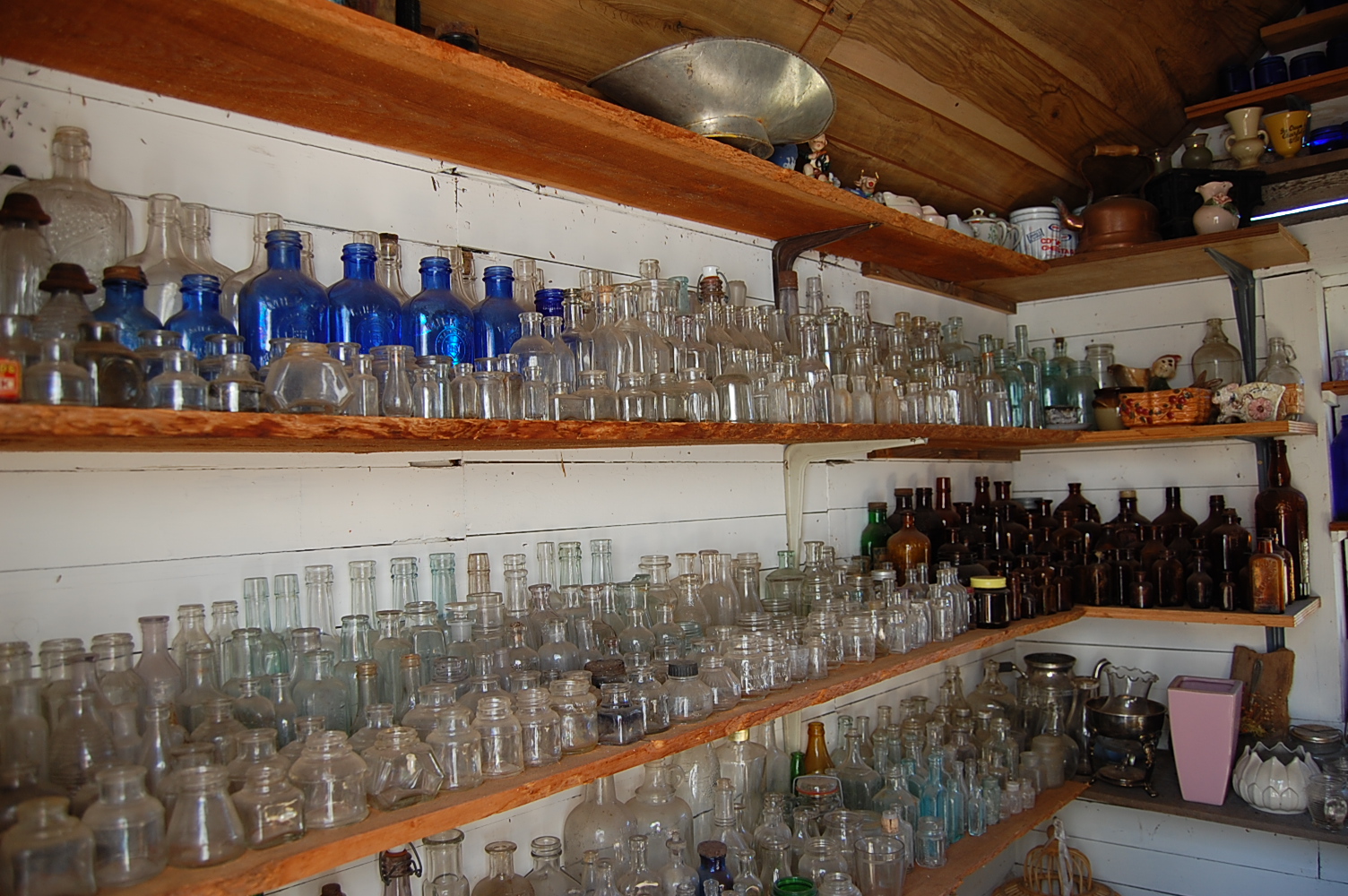 saltbox treasures A real vintage bottle collection