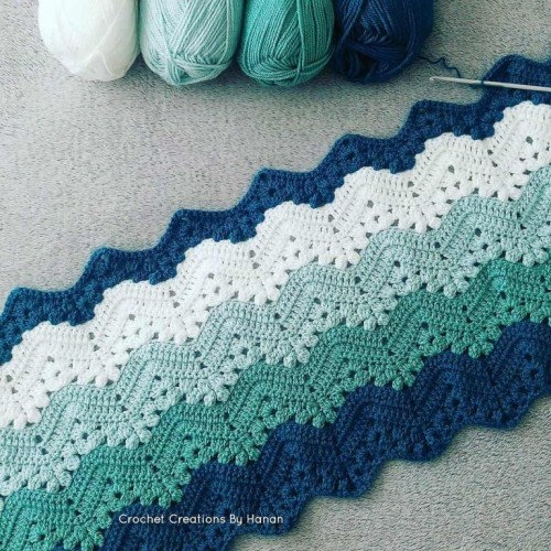 6-Day Kid Blanket - Free Crochet Pattern 