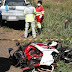 Acidente envolvendo caminhonete, caminhão e motocicleta deixa um morto; vice-prefeito dirigia