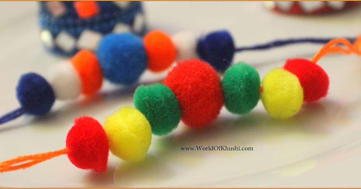 KhushiWorld A World Of Recipes,Arts,Crafts,DIY,Fashion,Beauty and much more How to make Pom