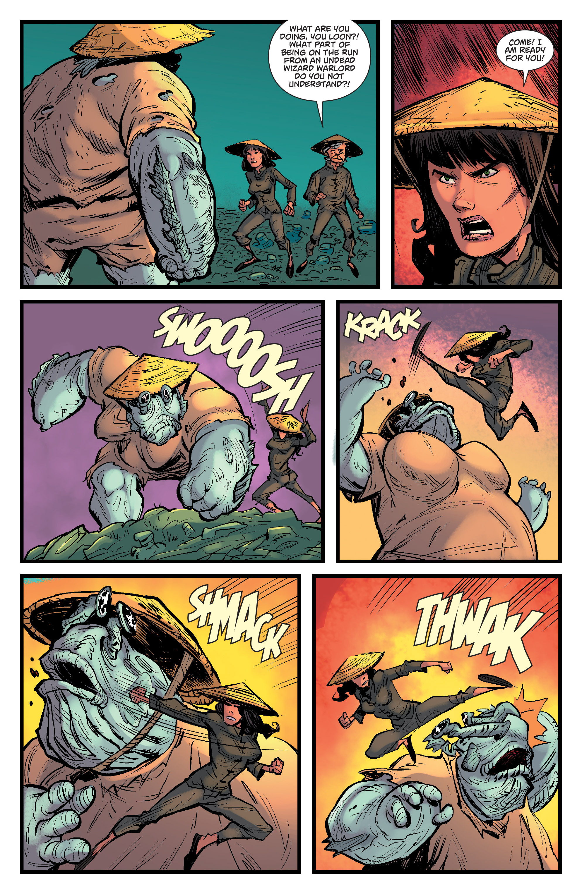 Read online Big Trouble In Little China comic -  Issue #6 - 6