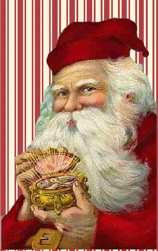  FREE ViNTaGE DiGiTaL STaMPS Free Vintage Printable Christmas Santa