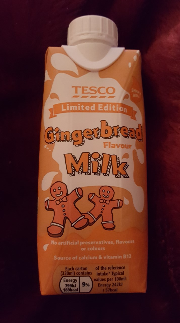 Trust Me Treats Tesco Limited Edition Gingerbread Flavour Milk review