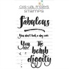 Cas-ual Fridays BOMB DIGGITY Clear Stamps