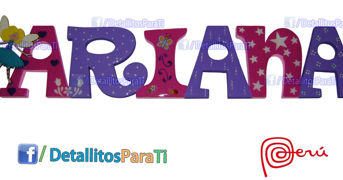 Nombre Ariana 1 DetallitosParaTi