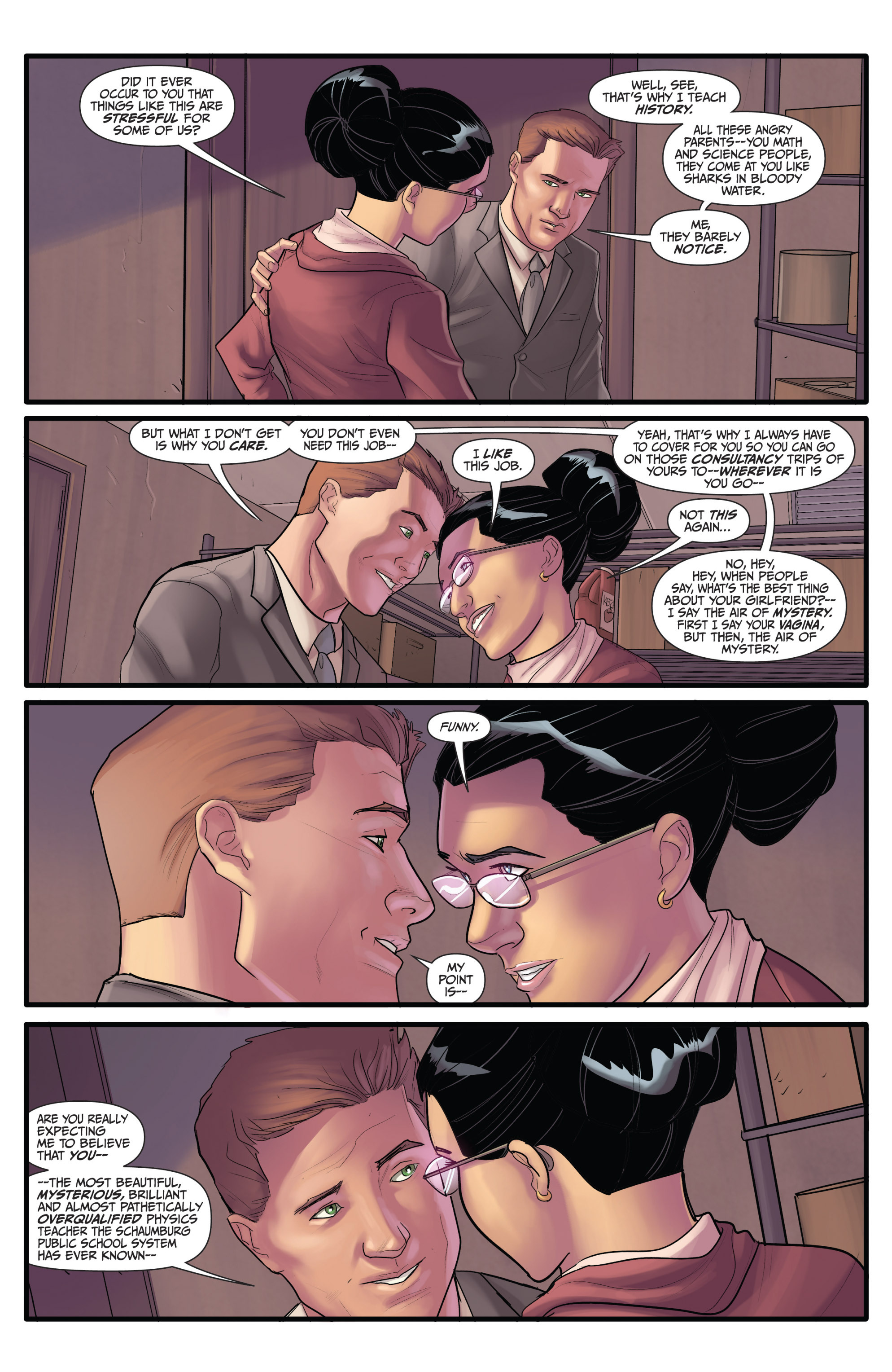 Read online Morning Glories comic -  Issue #27 - 22