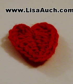 easy crochet heart applique pattern free