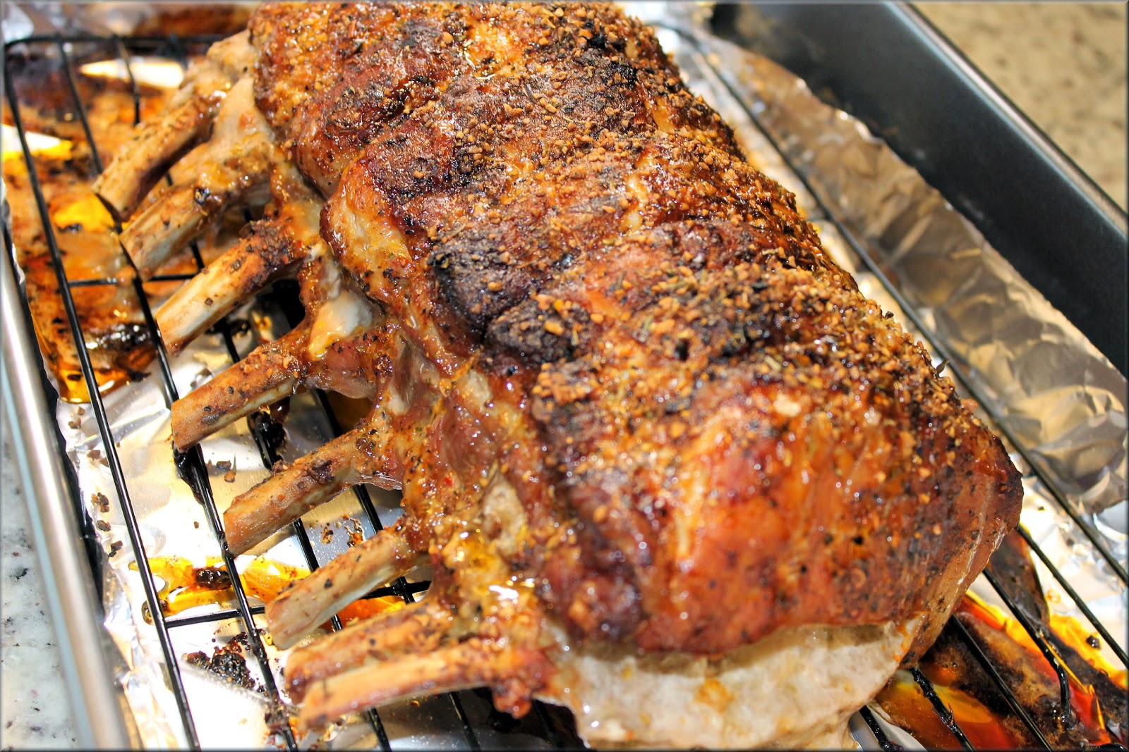 CW's Cafe Today From Pantry To Table Herb & Garlic Roasted Rack of