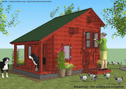 plans chicken coop combo dog construction insulated shed garden cb100 building floor completed perspective homegardendesignplan