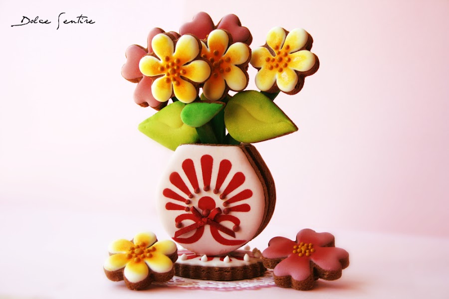 Flores de Pascua: Cómo hacer galletas 3D. Nivel II {Foto Tutorial}