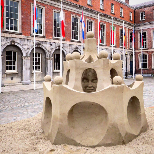 One Day in Dublin City Itinerary: Sandcastles at Dublin Castle