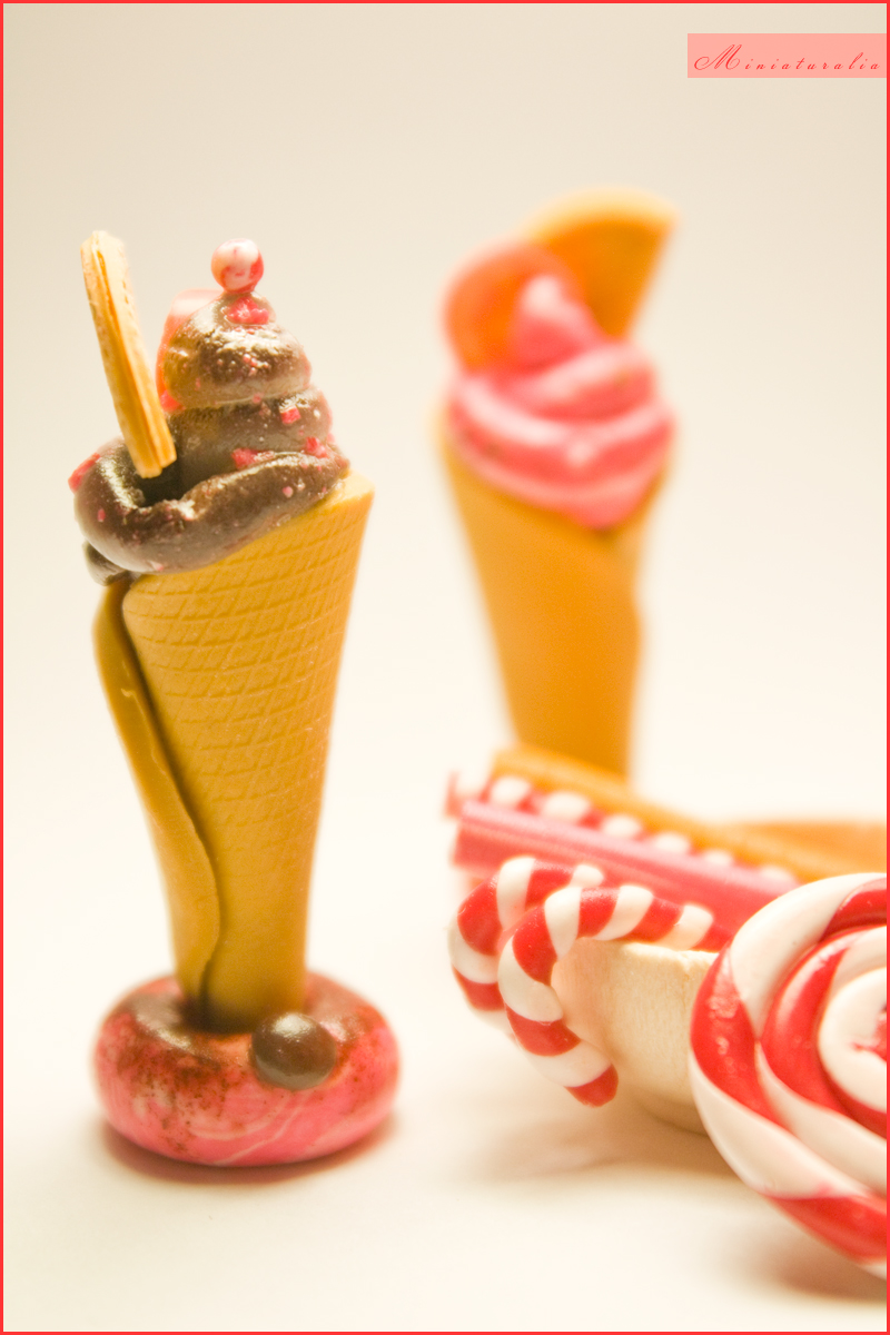Miniaturalia: Ice cream & candies, une gourmandise en Fimo