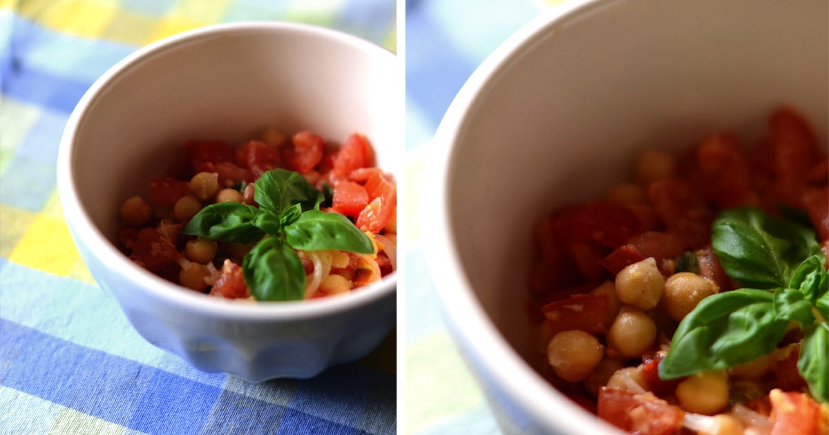 Blogschokolade &amp; Butterpost: Sommerlicher Kichererbsensalat - natürlich ...
