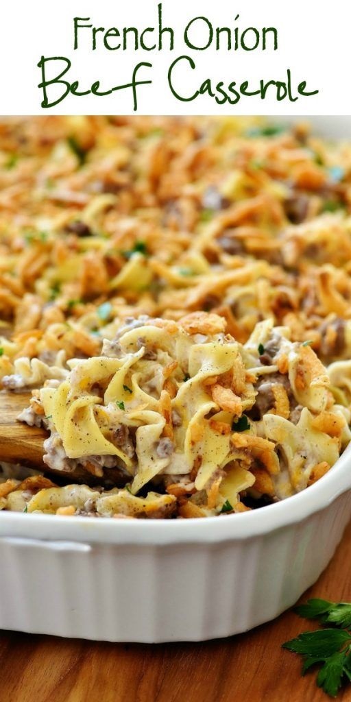 French Onion Beef Casserole