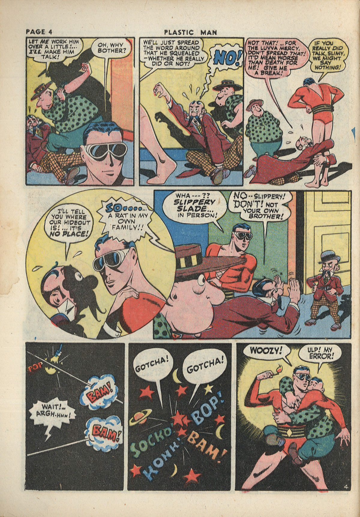 Read online Plastic Man (1943) comic -  Issue #2 - 6