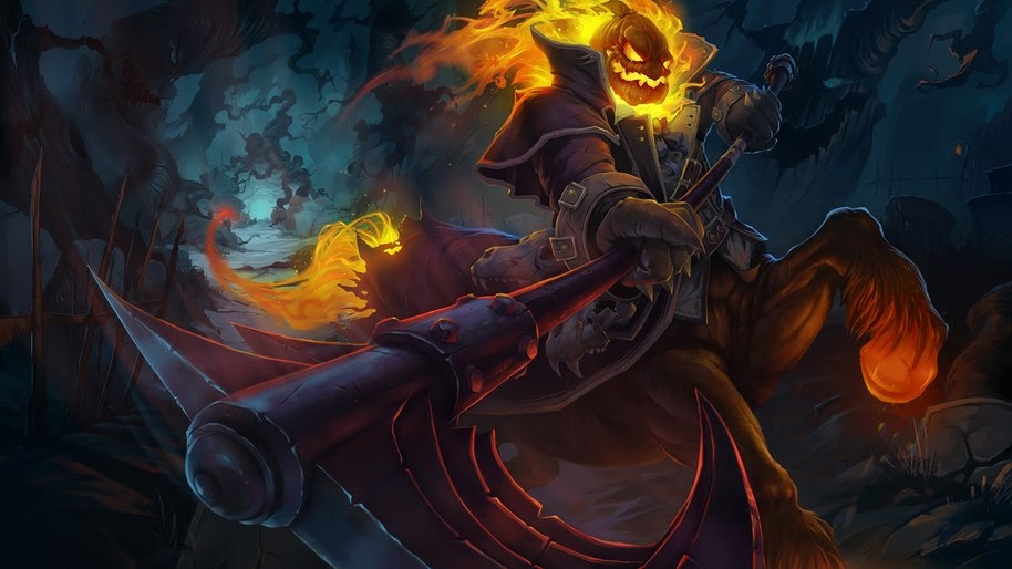Hecarim, LoL, Headless, Splash Art, 4K, #738 Wallpaper