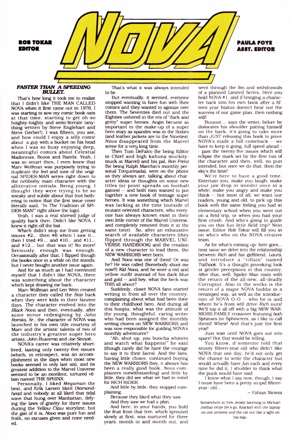Nova (1994) Issue #1 #1 - English 39