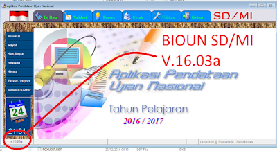 APLIKASI BIOUN SD/MI APLIKASI BIOUN SD/MI SDN CIRARAB II TAHUN 2016/2017
