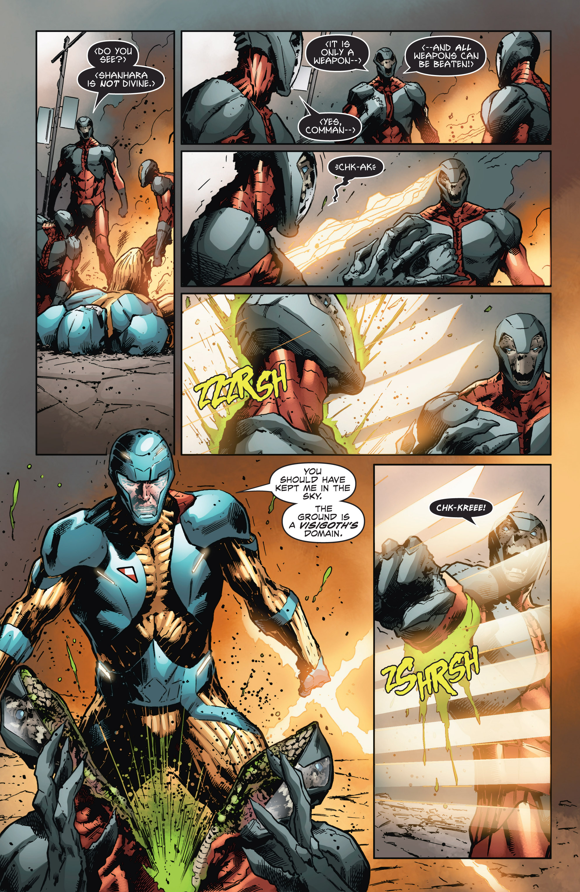 X-O Manowar (2012) issue 9 - Page 22