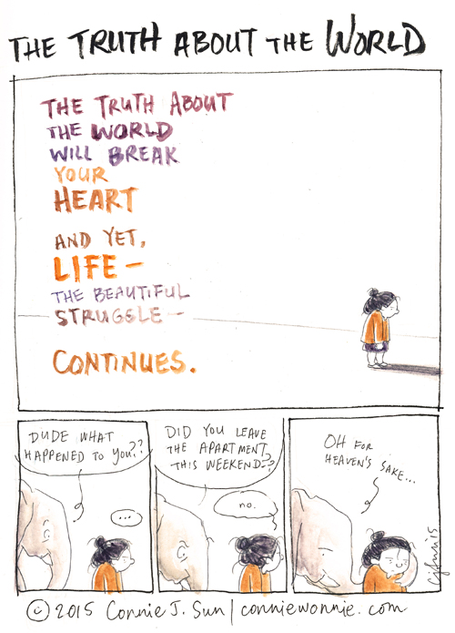 cartoonconnie comics blog The Truth About the World