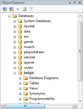 Setelah itu kita akan membuat table dengan cara pilih tanda + pada ...