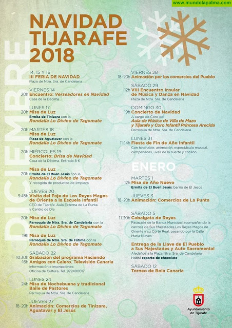 Programa de Navidad de Tijarafe 2018