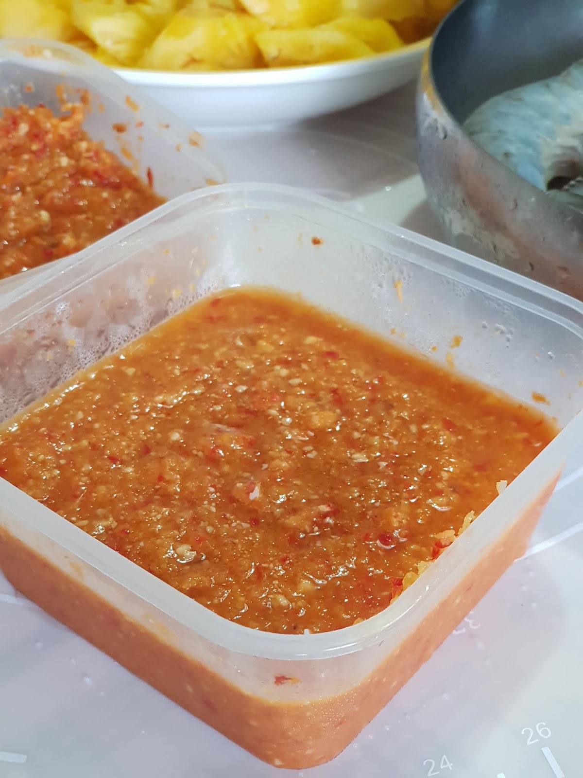 Jeannie62 Kitchen: UDANG MASAK LEMAK NENAS (Pineapple Prawn Curry).