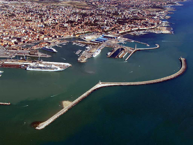 Porto Mediceo, Medicean Port from above, Livorno