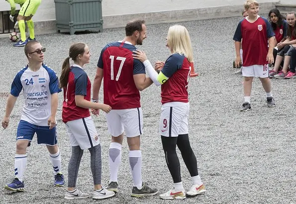 Crown Prince Haakon, Crown Princess Mette-Marit, Princess Ingrid Alexandra and Prince Sverre Magnus