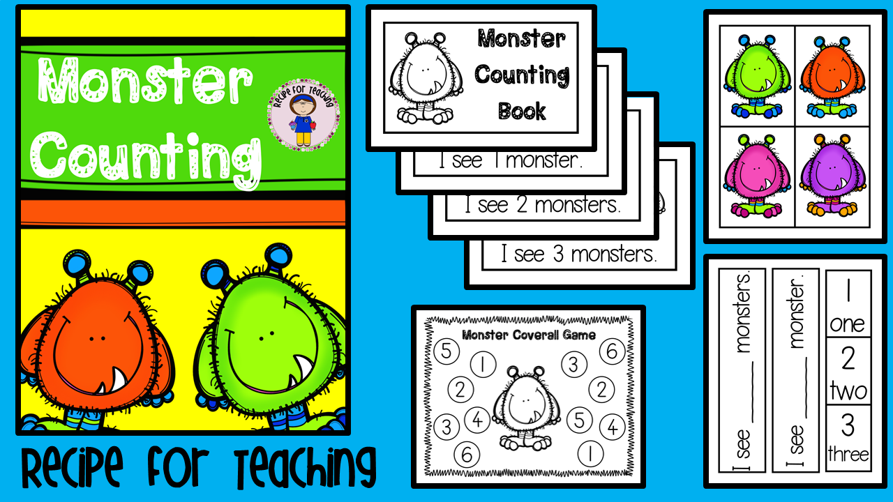 http://www.teacherspayteachers.com/Product/Monster-Counting-1480111